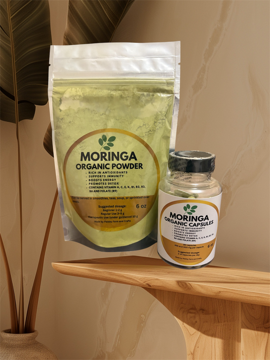 Moringa Powder and Capsules